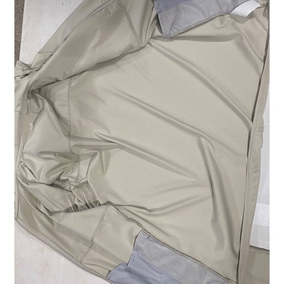 Old Navy Active Knittech Go-Dry Cool Hooded Jacket M Sand Beige - Picture 7 of 11